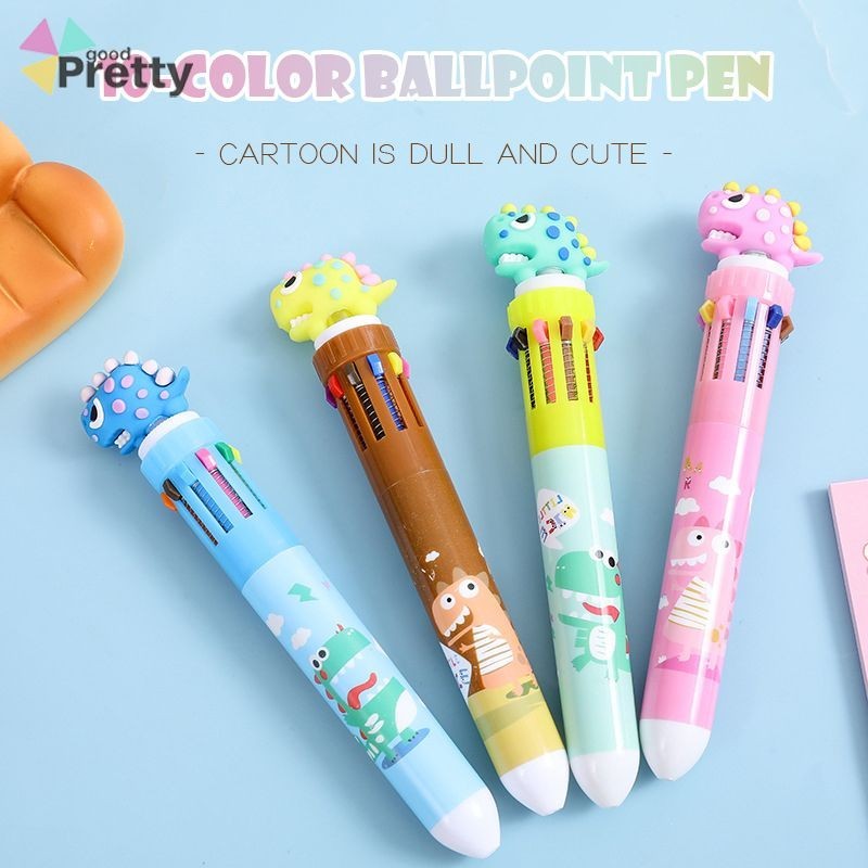 

Pena Bolpoin Dinosaurus Kreatif Pena Bolpoin 10 Warna Lucu Pena Bolpoin Warna-warni Kartun PD