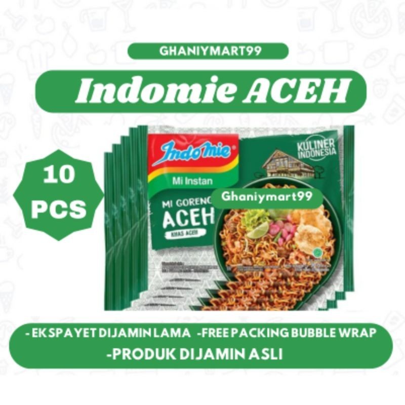 

indomie goreng mie aceh paket 10 pcs bungkus