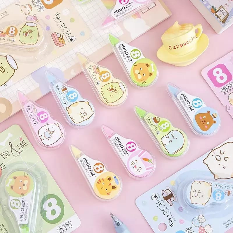 

JT88 - Tipe X Roll Karakter Lucu tip-ex Kertas Fancy Karakter Correction Tape
