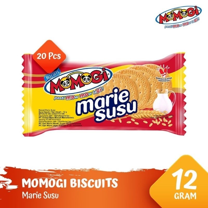 

MURAH - Snack Momogi Marie Susu Renteng 10Pcs