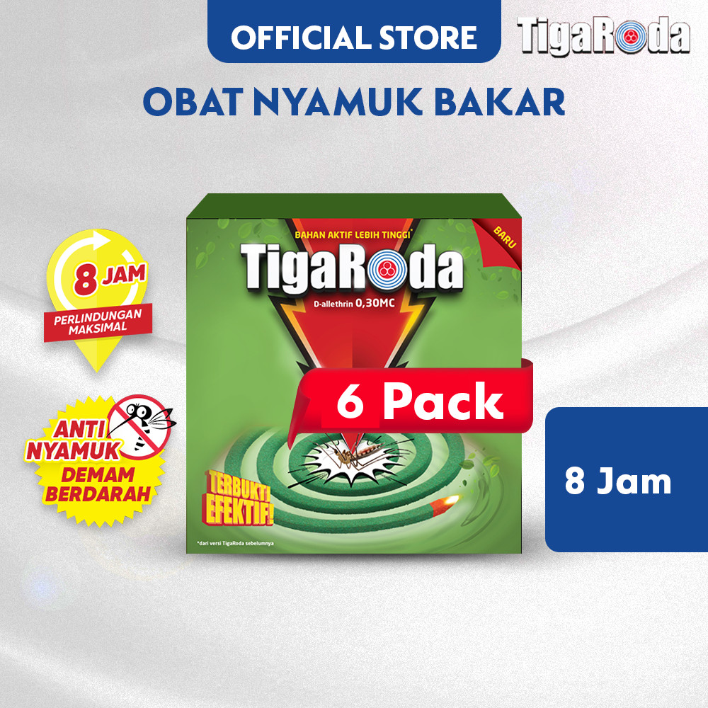 Tigaroda Anti Nyamuk 8 Jam x6