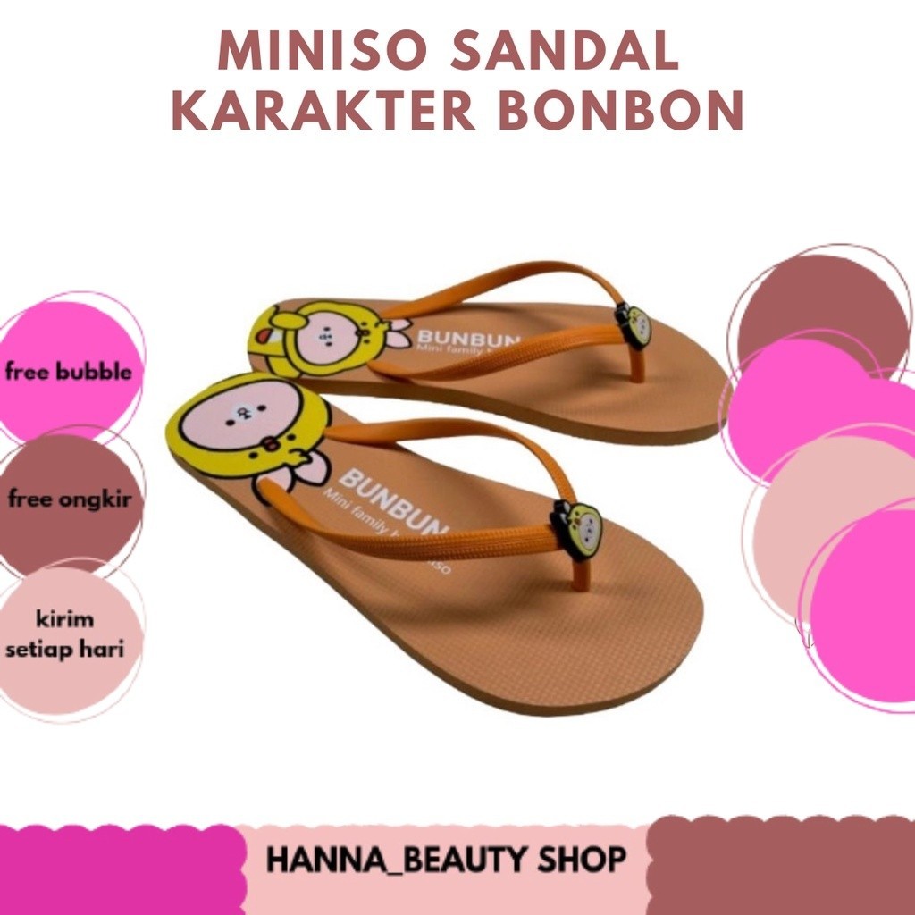 MINISO SANDAL KARAKTER BONBON