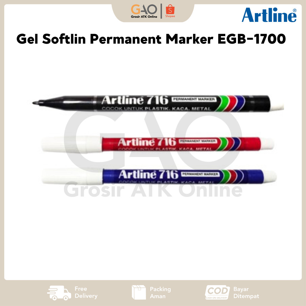 

Permanent Marker Artline 716 / Spidol Permanen Kecil Artline EK-716 - 1 PCS