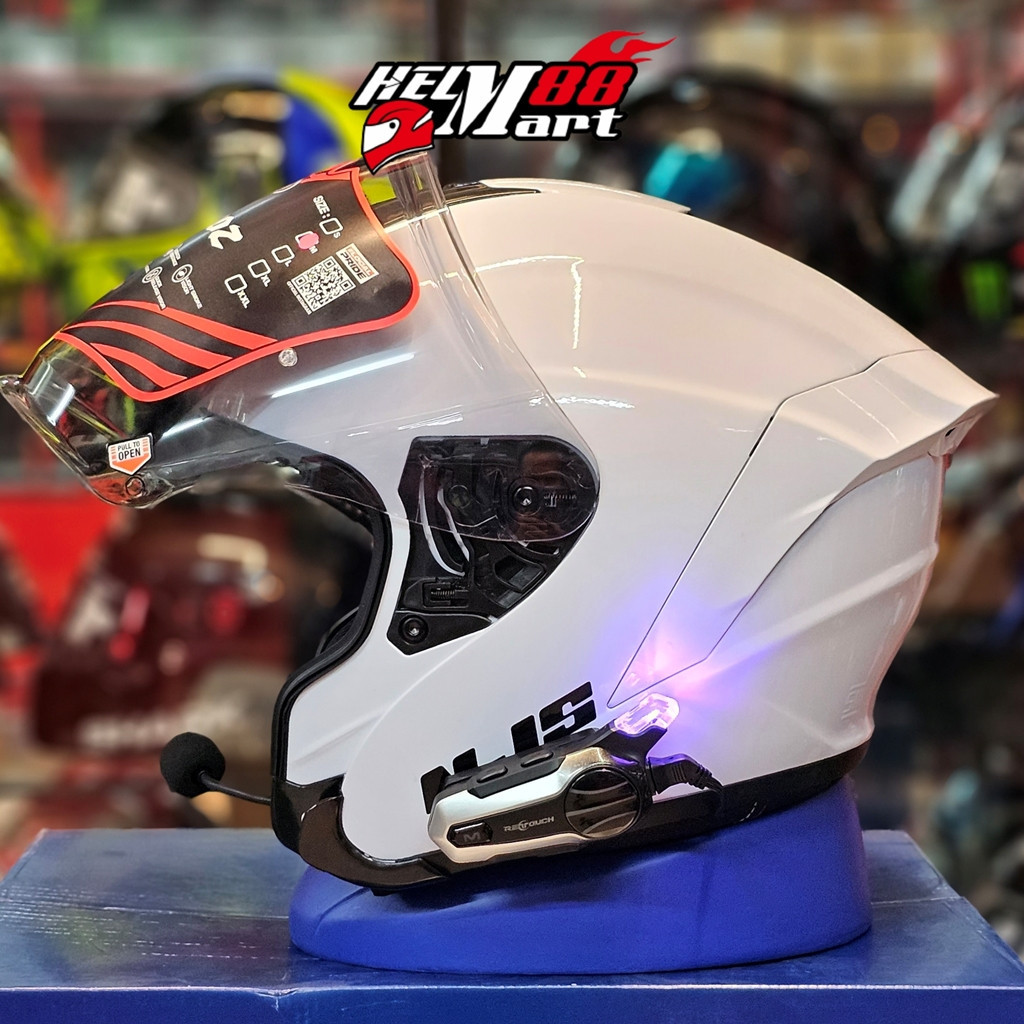 Helm NJS KAIROZ + Interkom Waterproof X3 (Paket Helm & Intercom)