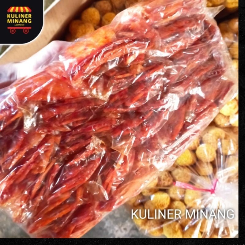 

1pack Sanjai Balado isi 25pcs Kampung Snack Kuliner Minang Kabau