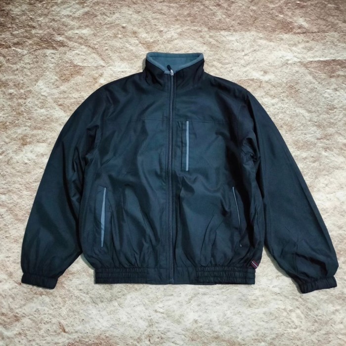 Jaket outdoor windbreaker pria NEPUCA hitam size L casual murah