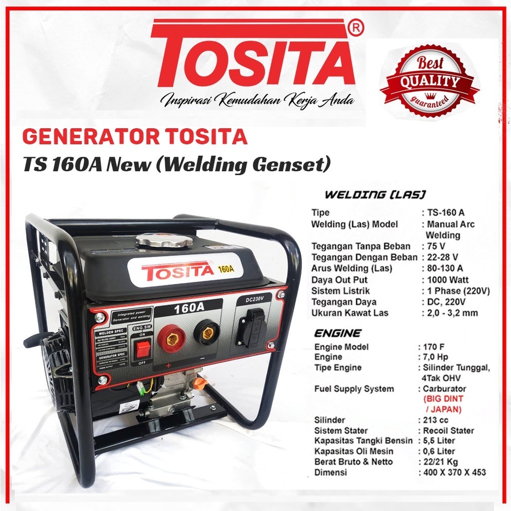 Genset LAS 160A, genset las 160A