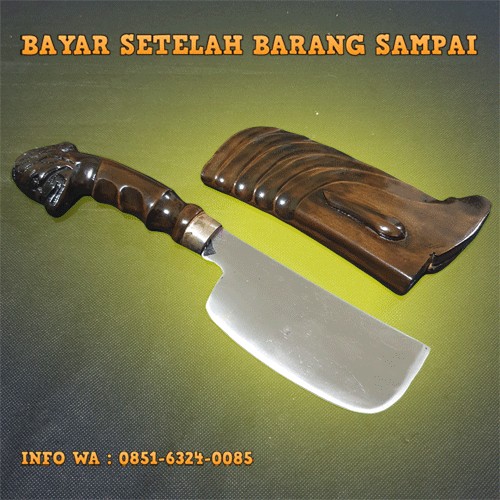 Golok Cincang Petok Cepot Baja Per Alat Kupas Kelapa