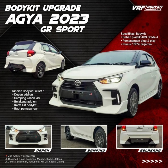 Bodykit AGYA 2023 GR Sport (non cat)