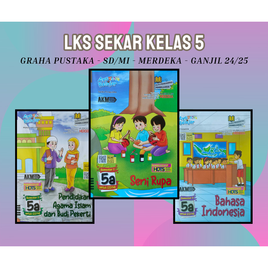 Buku LKS SEKAR GRAHA PUSTAKA SD/MI Kelas 5 Merdeka Ganjil 2024/2025 - Termurah Khusus Grosir