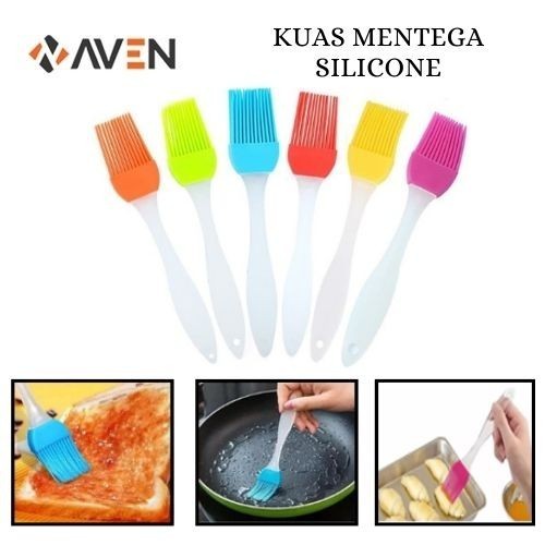 

KUAS MENTEGA KUAS ROTI SILIKON CAKE BARBEQUE 16.5 X 3 CM SMALL