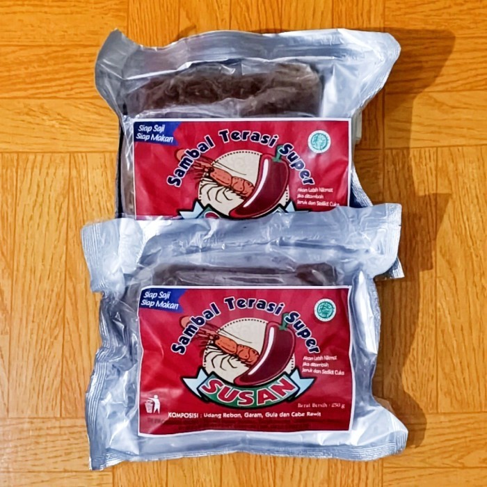 

SM Sambal Terasi Super SUSAN Asli SINGKAWANG KALIMANTAN BARAT 250 gram