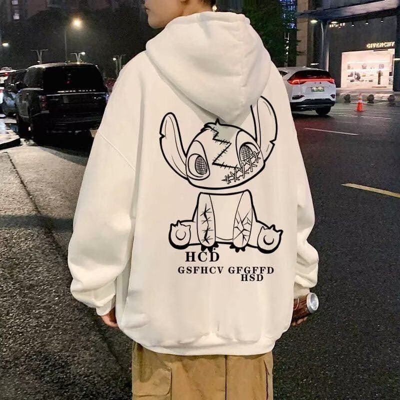 Hoodie Pria Wanita Big Size (S - 6XL) Jaket STITCH Halloween Oversized S M L XXL XXXL 4XL 5XL 6XL Ko