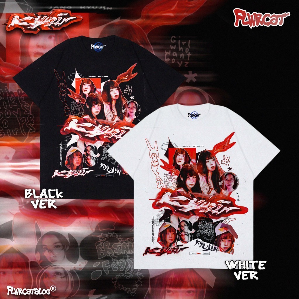 NMIXX / KYUJIN TEE / FLWRCAT