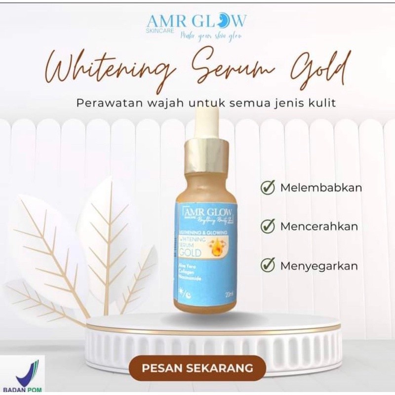 SERUM AMR GLOW / SERUM AMR GLOW GOLD WHITENING