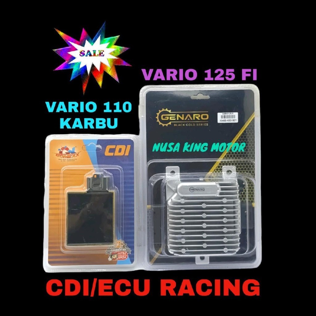 CDI RACING VARIO 110 KARBU DAN ECU VARIO 125 FI INJEKSI TENAGA NAIK 20%