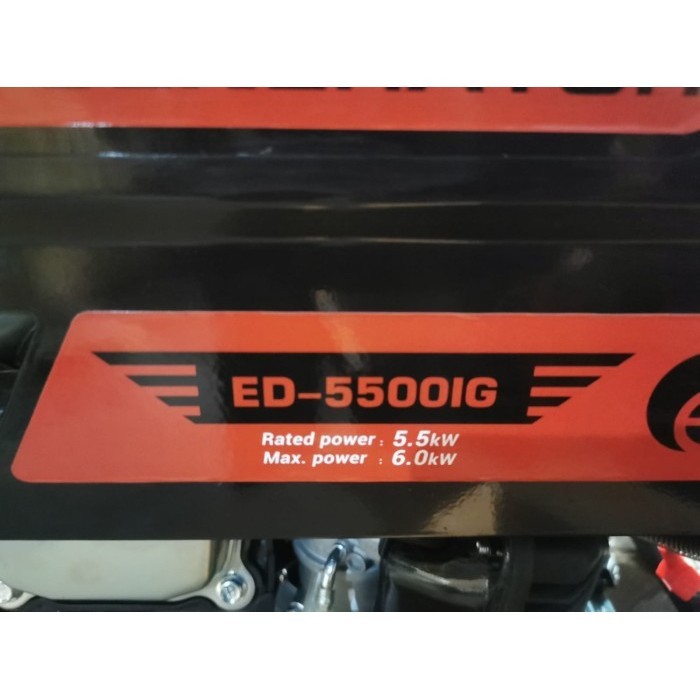 Generator Genset Inverter Digital Edon ED-5500IG 6000 Watt Bensin