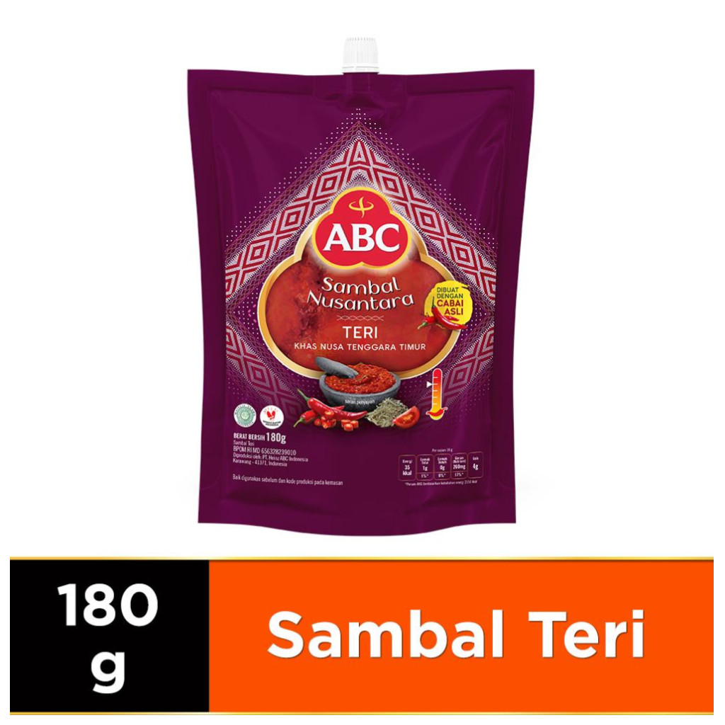 

ABC Sambal Nusantara Teri 180 g