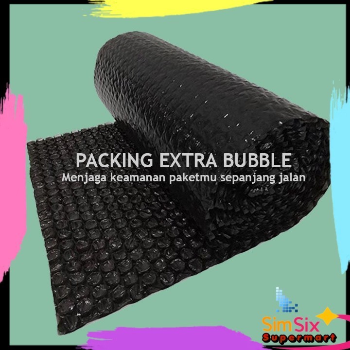 

Buble / Bubble Wrap untuk tambahan safety (untuk keamanan per 1 pcs barang)