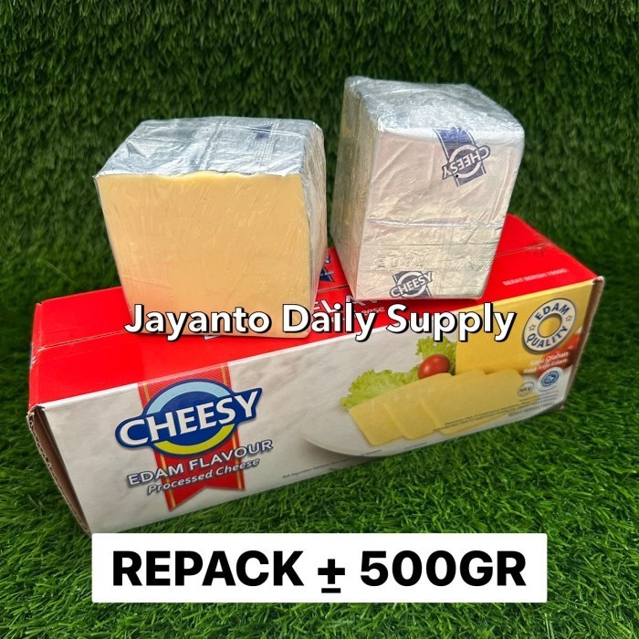 

Tfren99_ CHEESY KEJU EDAM 500GR REPACK / KEJU UNTUK KUE KERING / ENAK & HALAL