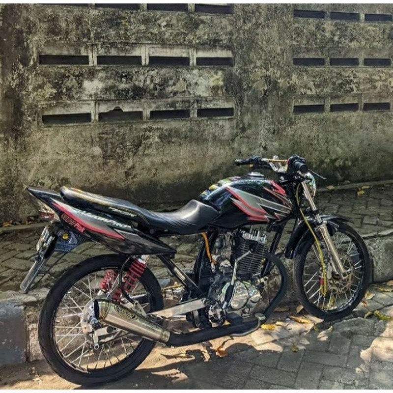 Striping lis sticker standar ori Honda Megapro 2008 Striping megapro primus striping mp primus 2008