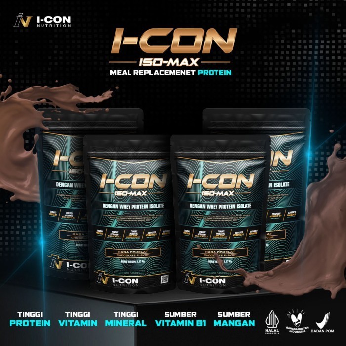 Paket 4 Icon Isomax Whey Protein Isolate Terbaik