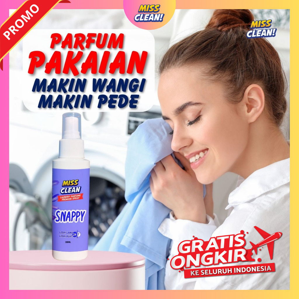 Pengharum parfume pewangi laundry setrika pakaian lemari tahan lama
