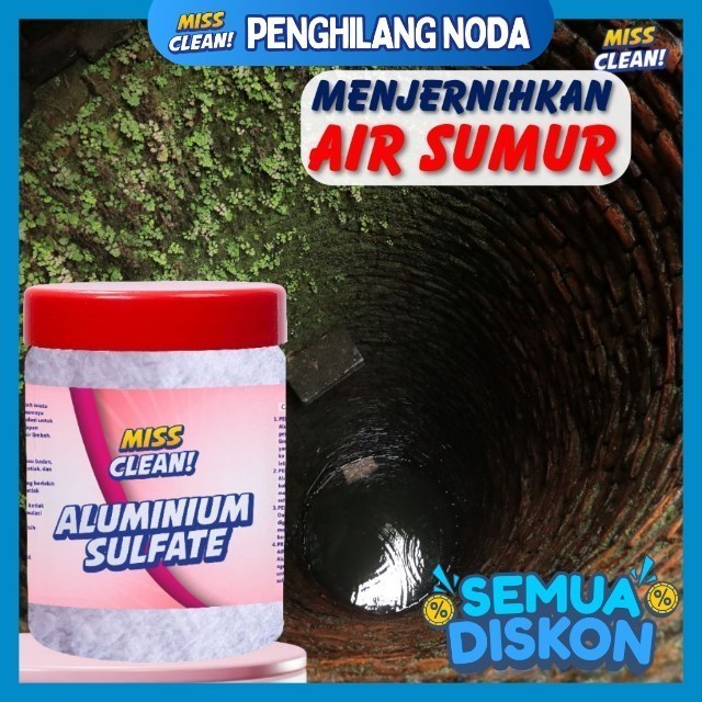 PROMO Bubuk tawas aluminium sulfate penjernih air sumur air kolam renang air aquarium penjernih air 