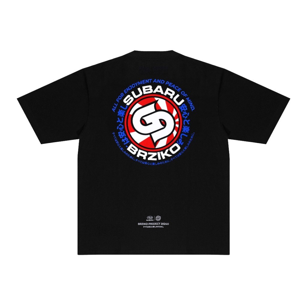 【COD】 Garasi Drift X Subaru T-Shirt BRZiko Nihon Black