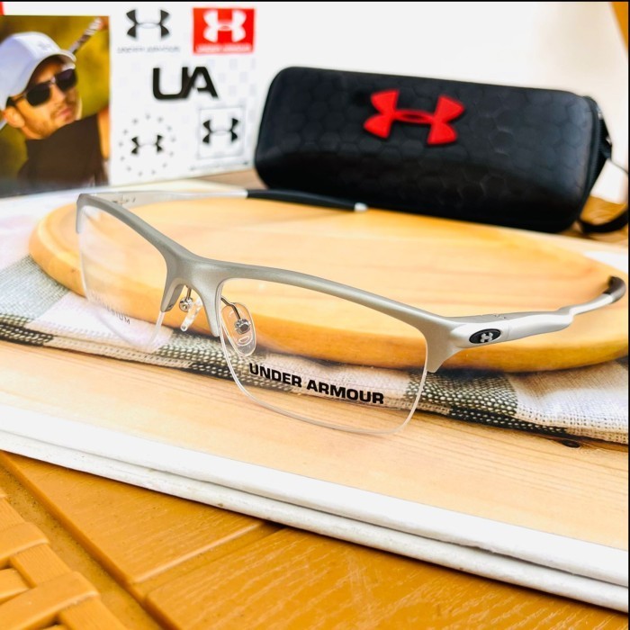 Frame kacamata sporty pria half frame 9007 grade original