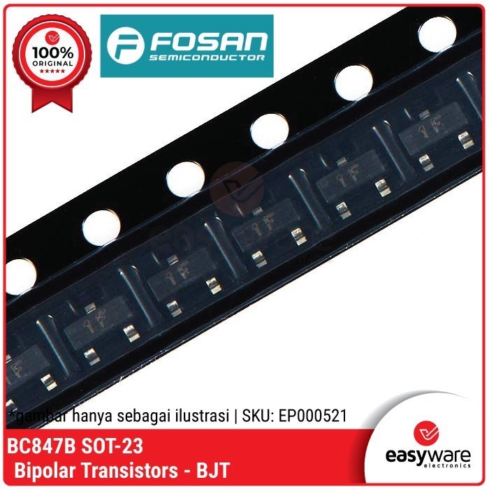 DC99 Transistor BC847B SOT-23 1F BC847 B BC 847 BC847 SMD 1F Bipolar
