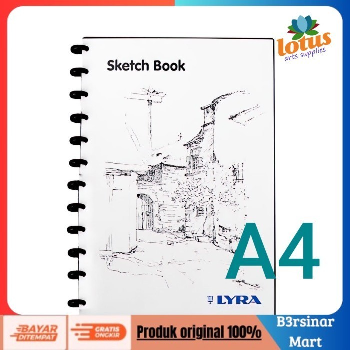 

[KUALITAS TERBAIK] Lyra Sketch Book A4 - 30 lembar 150gsm