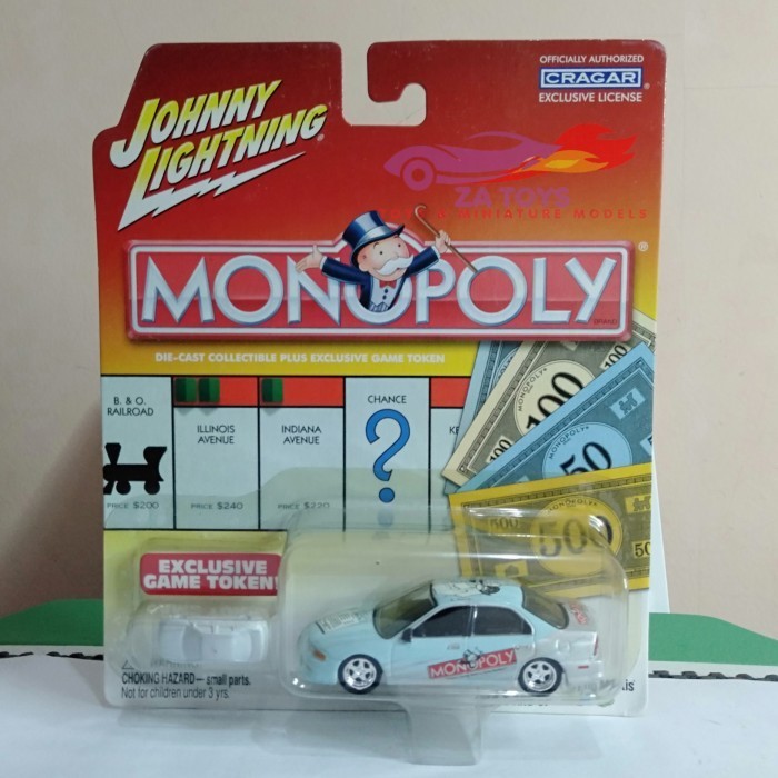 PTS99 Diecast Johnny Lightning Honda Accord Cielo Monopoly Edition Skala 64