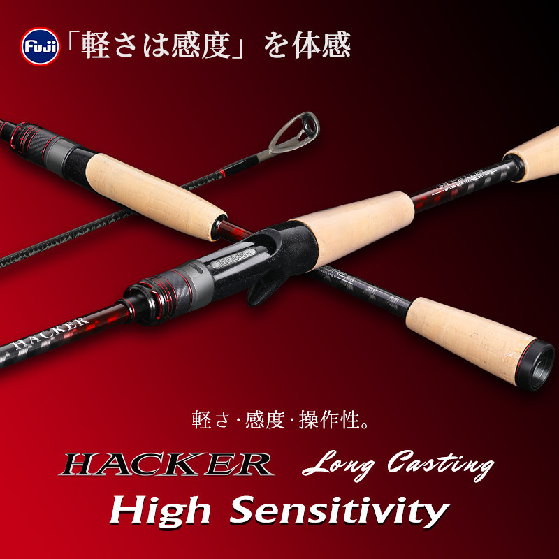 TSURINOYA Long Casting Fishing Lure Rod HACKER Ⅱ 692ML 732L 732ML High Sensitivity 2.06m 2.20m MF Ac