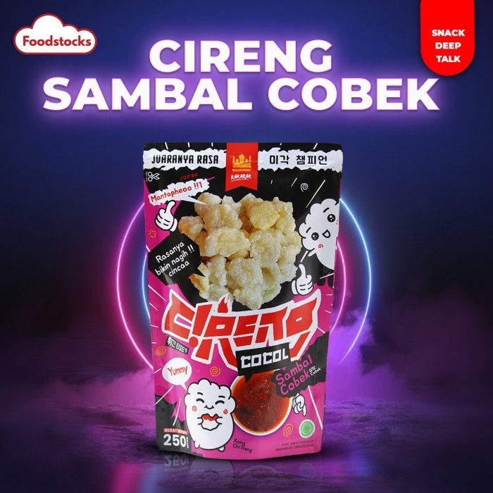 

TERMUIRAH Cireng Cocol Sambal Cobek Kakarak 250 gr