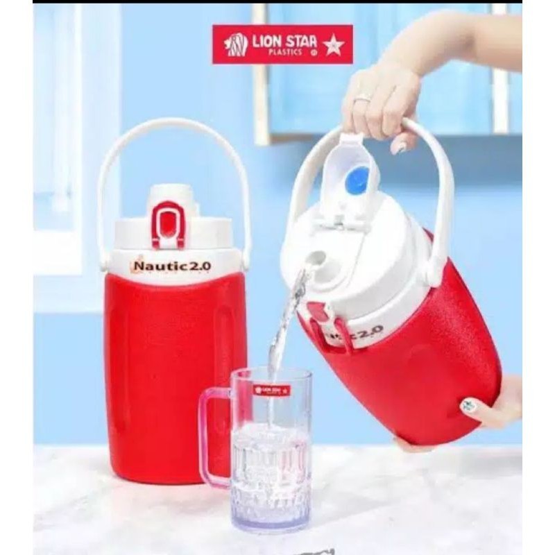 TEKO PORTA NAUTIC 2.0 TERMOS 2 LITER LION STAR DRINK JAR