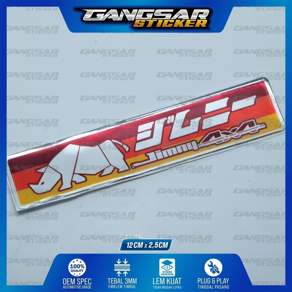 Emblem suzuki jimny jepang / emblem jimny jdm / emblem jimny katana jepang