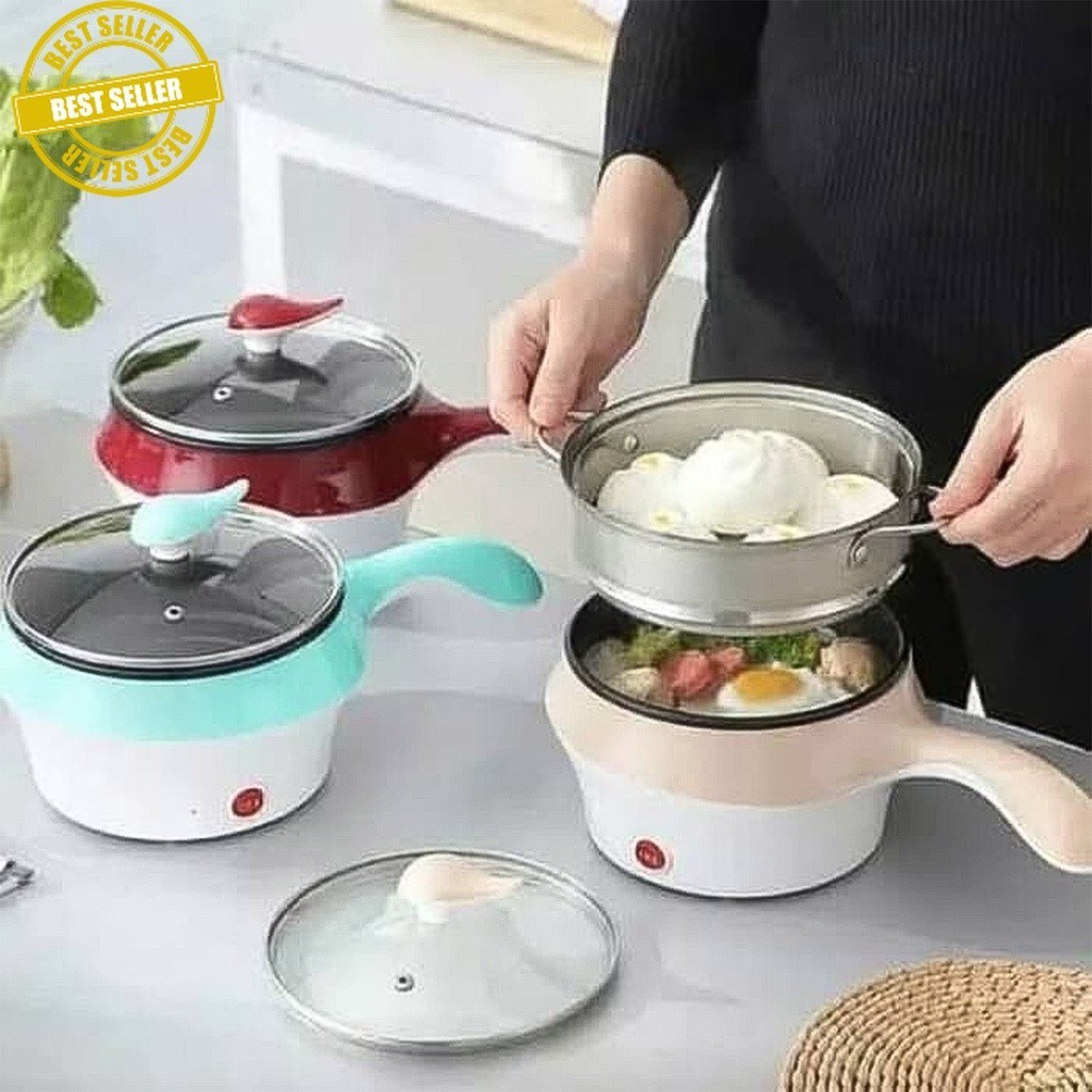 PANCI LISTRIK HIU PANCI MODEL STAINLESS DAN PLASTIK PANCI PANAS PEMASAK LISTRIK MULTIFUNGSI PANCI MA