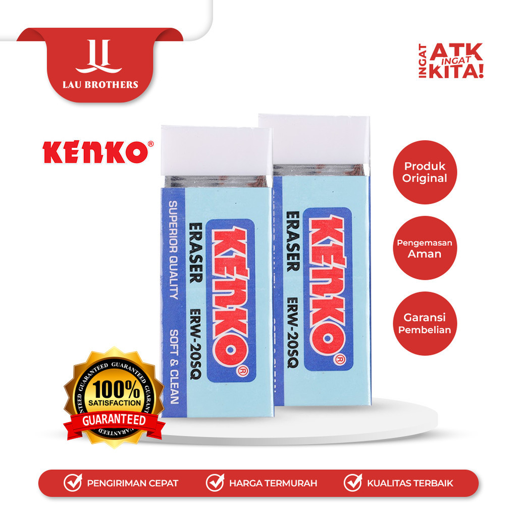 

KENKO PENGHAPUS PUTIH/ ERASER ERW-20SQ (1PC)