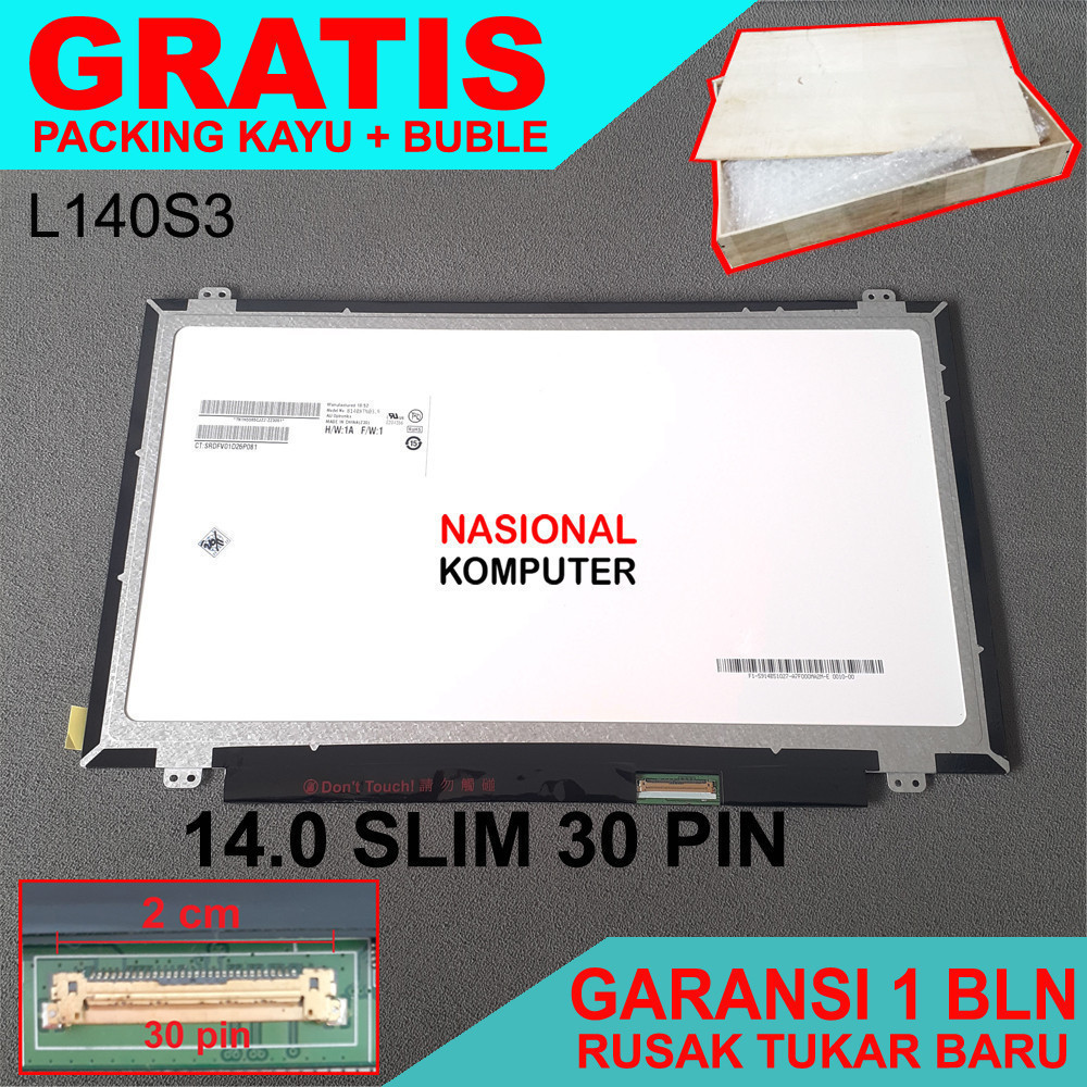 Layar LCD LED laptop Asus X441 X441M X441MA X441MB X441B X441BA