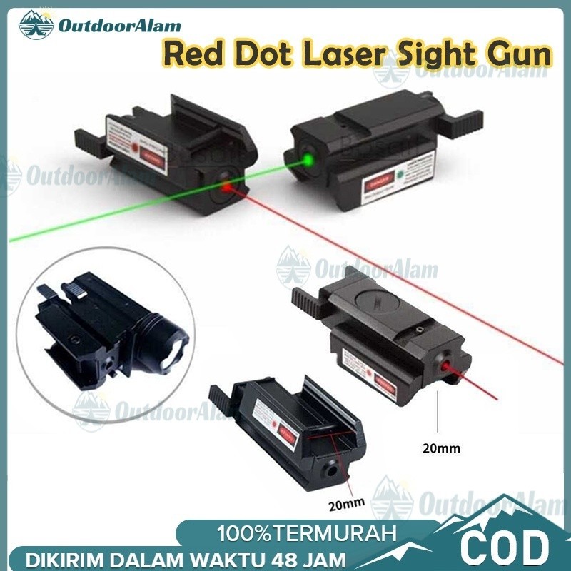 Red Dot Laser Sight Gun Airsoft Rifle Pistol - LS15 Tactical Red Dot Laser LS15 Tactical Red Dot Las
