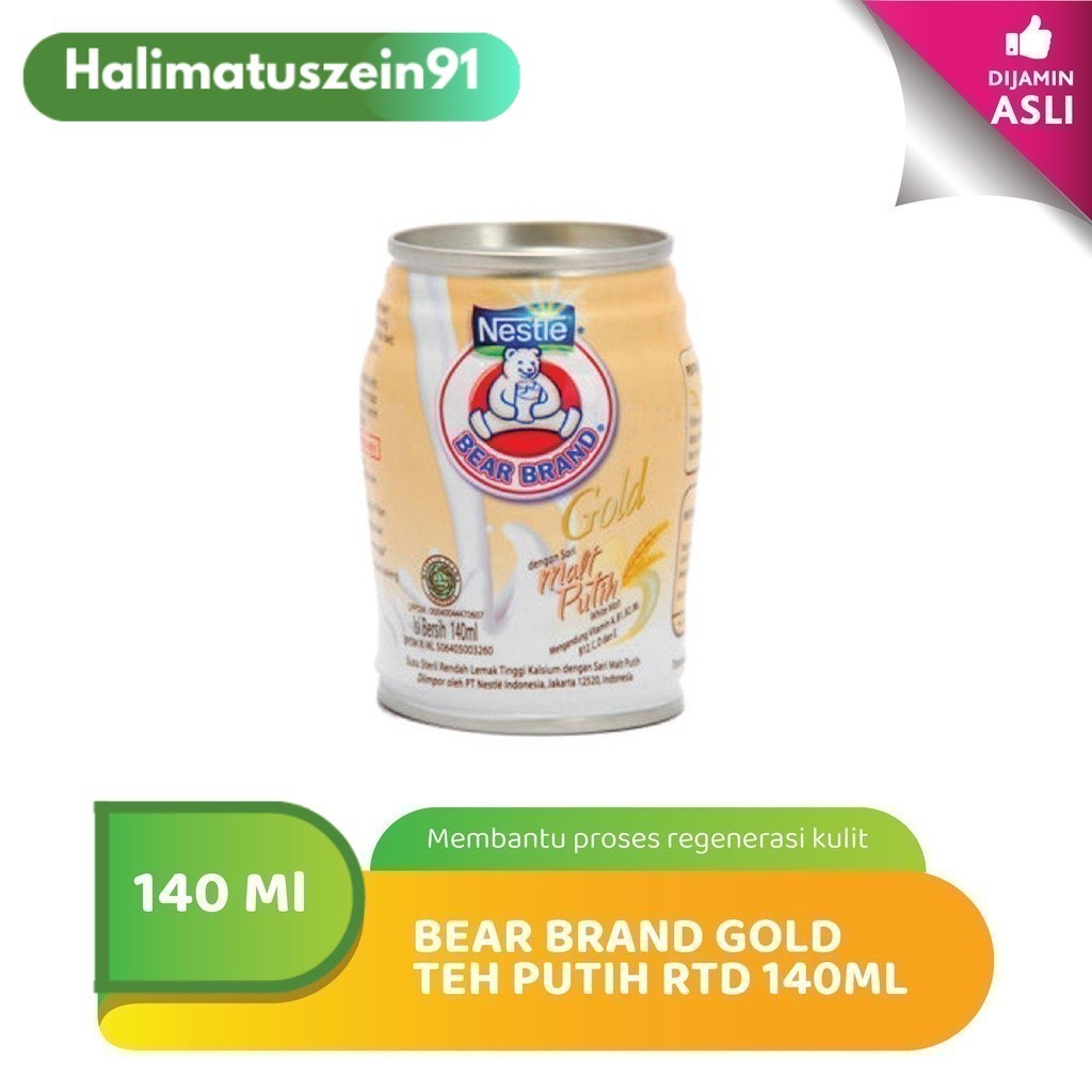 

Bear Brand Gold Teh Putih Rtd 140Ml
