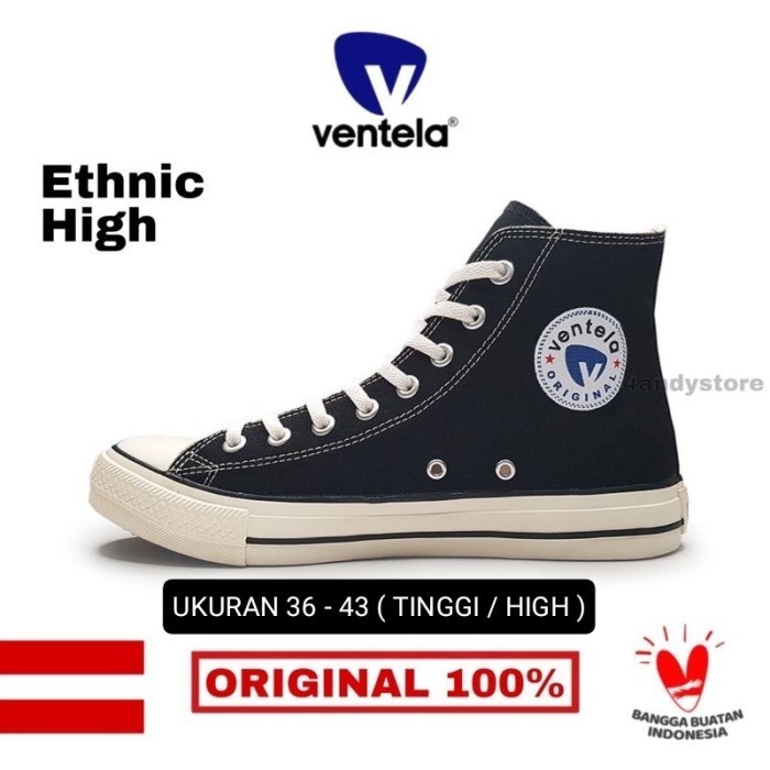 Sepatu Sekolah VENTELA High White ( TINGGI ) ( 100 % ORIGINAL ) - 40