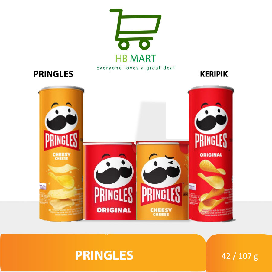 

PRINGLES MINI KERIPIK KENTANG ORIGINAL 42 gr - PRINGLES KERIKIP KENTANG MAKANAN RINGAN 102 gr KEJU