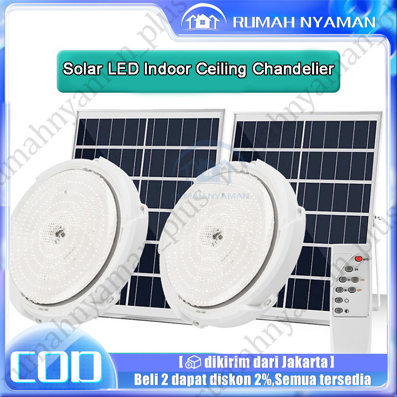 Solar LED Indoor Ceiling Chandelier Solar Light Indoor Ceiling Light LED Pendant Light Solar Outdoor