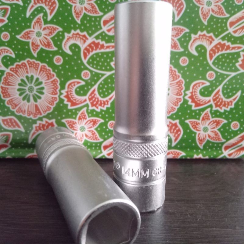 Tekiro mata shock Panjang  1/2 6pt 14mm anak Kunci shock sock 14mm