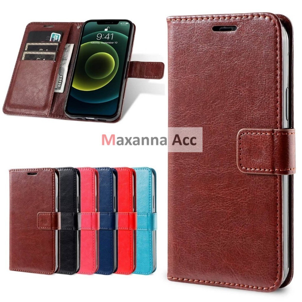 [MAXANNA] [ INFINIX NOTE 8 / 10 / 10 PRO / 11 / 11 PRO / 12 / 12 2023 / 30 ] VISEAON GENUINE LEATHER