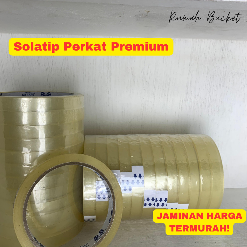 

Lakban Selotip 1/2 Inch / Solasi / Isolasi / Solatip Termurah