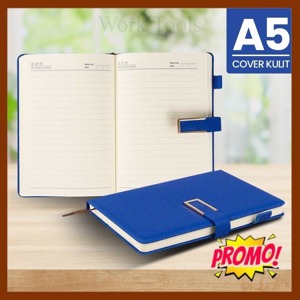 

Buku Catatan Kerja Cover Kulit Kertas A5 - Worktools