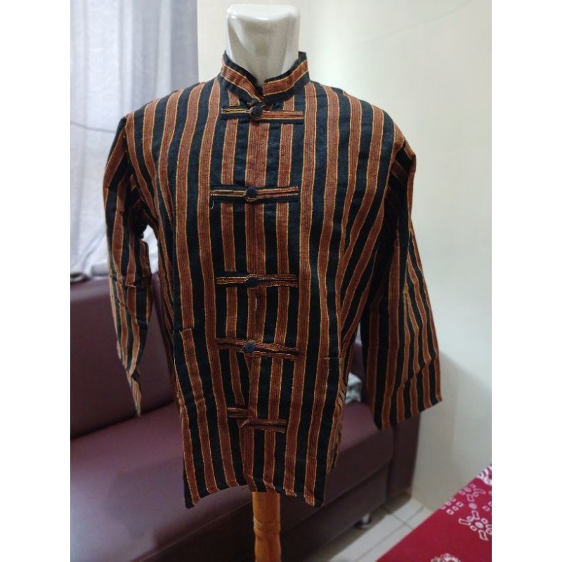 LURIK BAJU KOKO SANGHAI LURIK MANDARIN